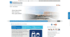 Desktop Screenshot of klinikum-friedrichshafen.de